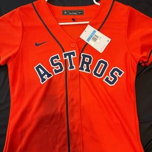 Womens Orange Houston Astros jersey medium